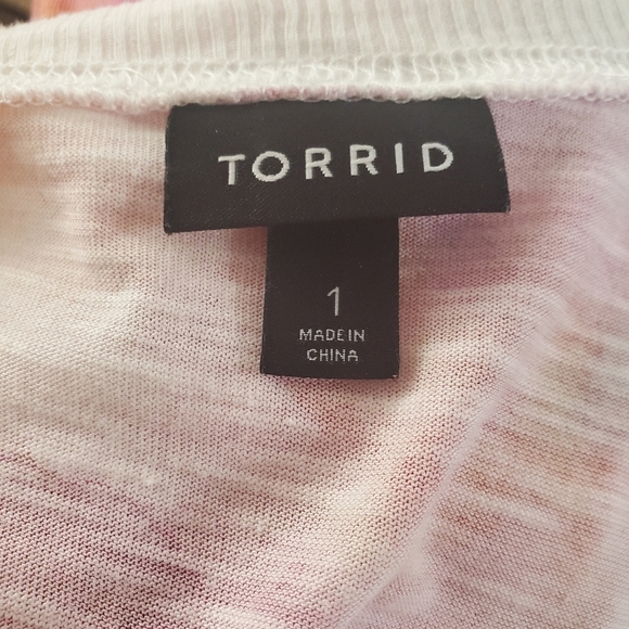 Torrid Women's Tiered Babydoll T-shirt - Picture 11 of 12